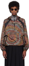 Khoki Multicolor American Quilts-Print Pull-Over Jacket