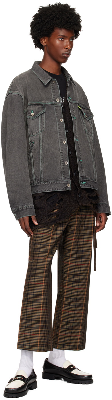 doublet Black Zombie Silhouette Cardigan Doublet