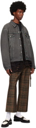 doublet Black Zombie Silhouette Cardigan