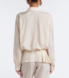 Dries Van Noten Striped wrap top