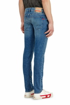 Diesel Slim Jeans Regular Waist 2019 D-Strukt - Jeans Mens in Blue