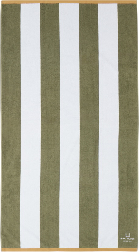 Photo: Soho Home White & Green 'Mexico City' House Pool Towel