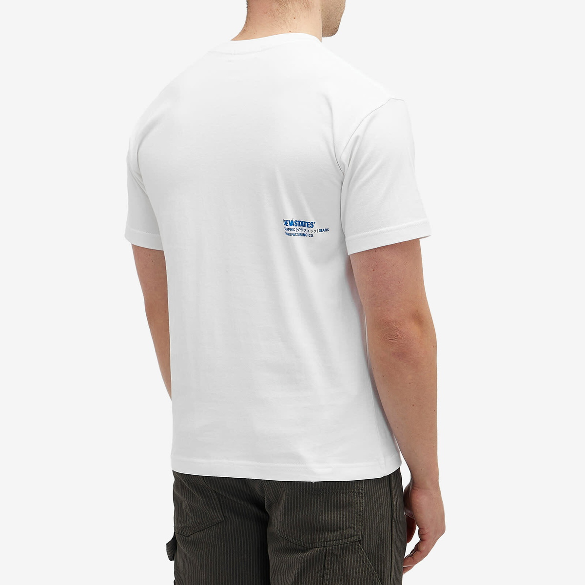 Deva States Men's Overlay Logo T-Shirt in White
