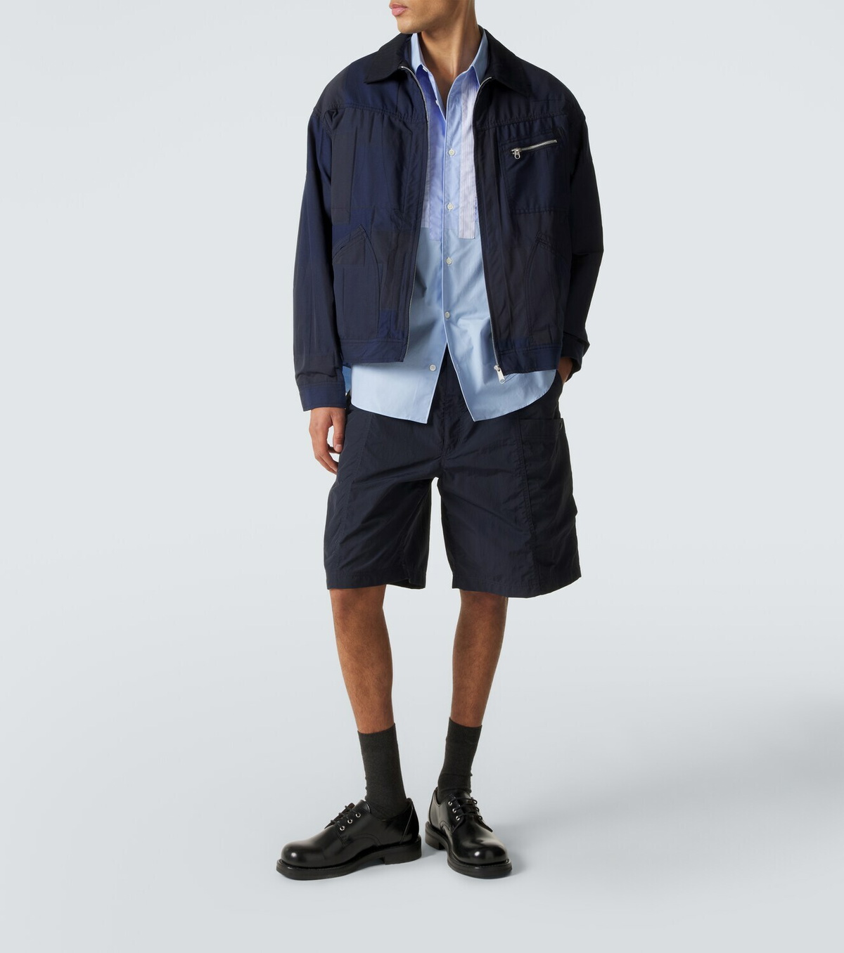 Comme des Garçons Homme Belted cargo shorts