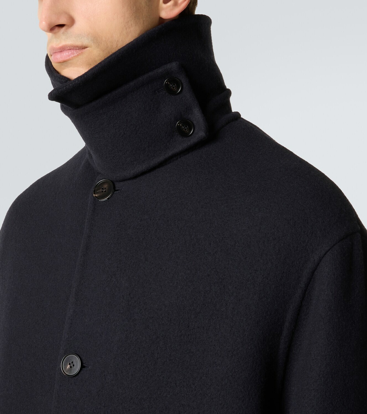 Moncler Genius x Jil Sander virgin wool down coat Moncler Genius