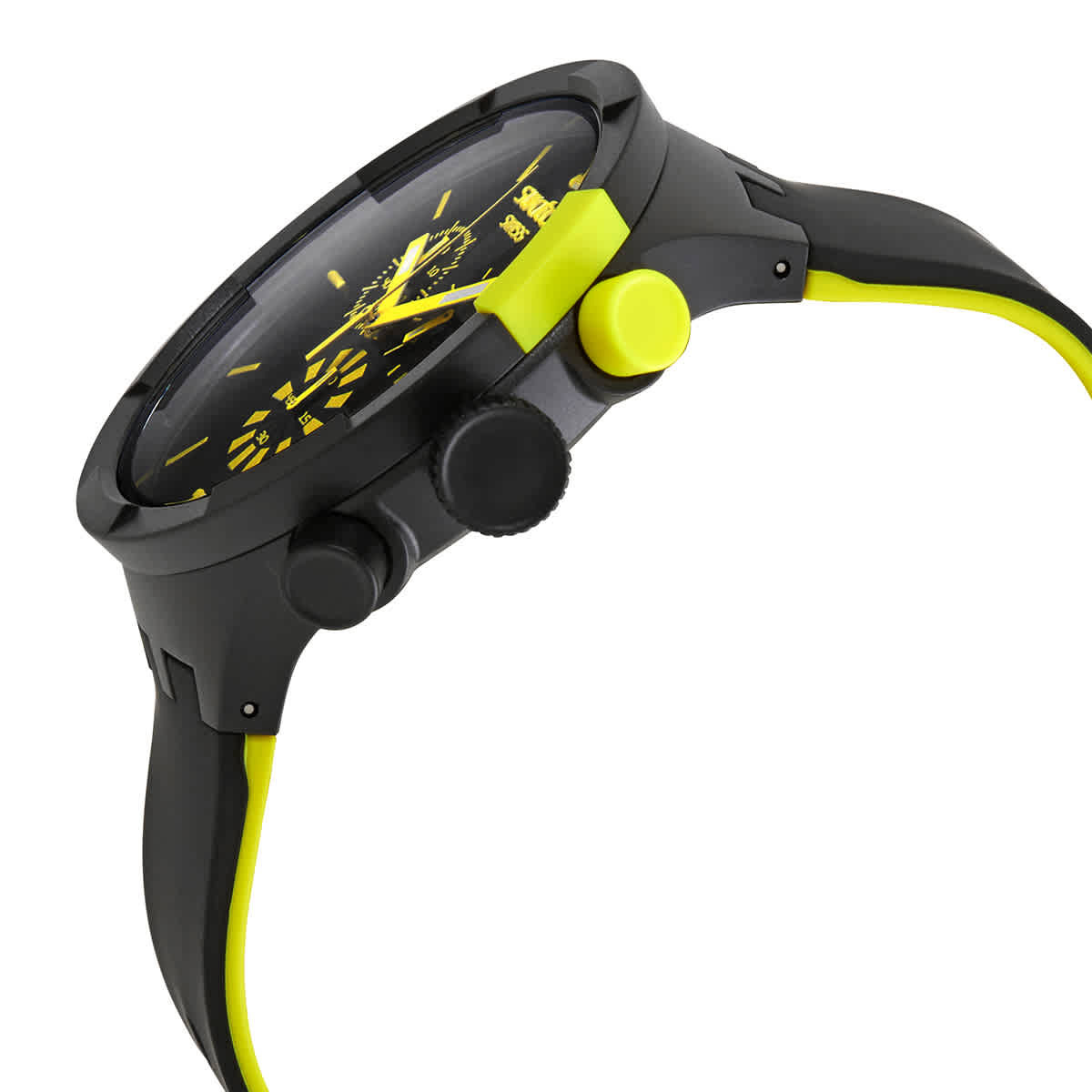 Swatch Checkpoint Yellow Chronograph Quartz Unisex Watch SB02B403