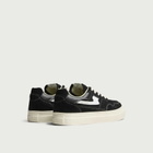 Stepney Workers Club Men's Pearl II S-Strike Suede Sneaker in Black