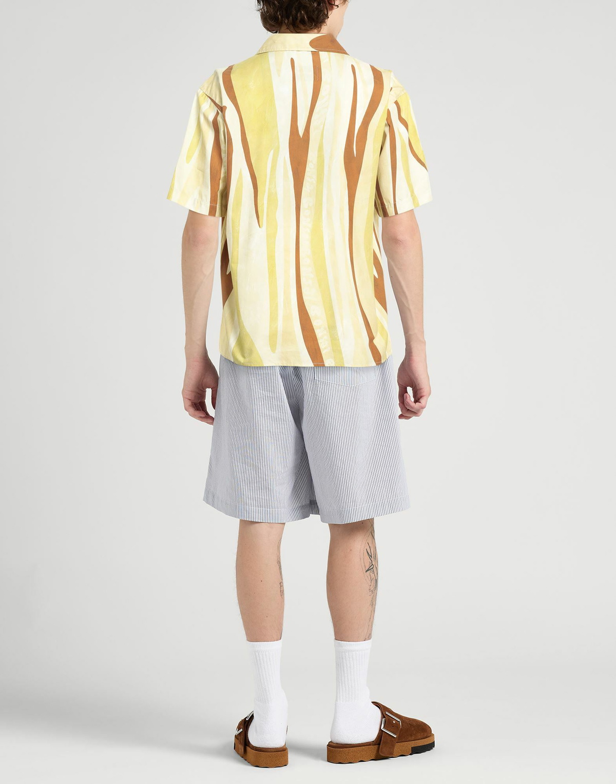 Bonsai Mens Shirt Lime in Green