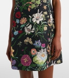 Gucci Gucci Flora brocade minidress