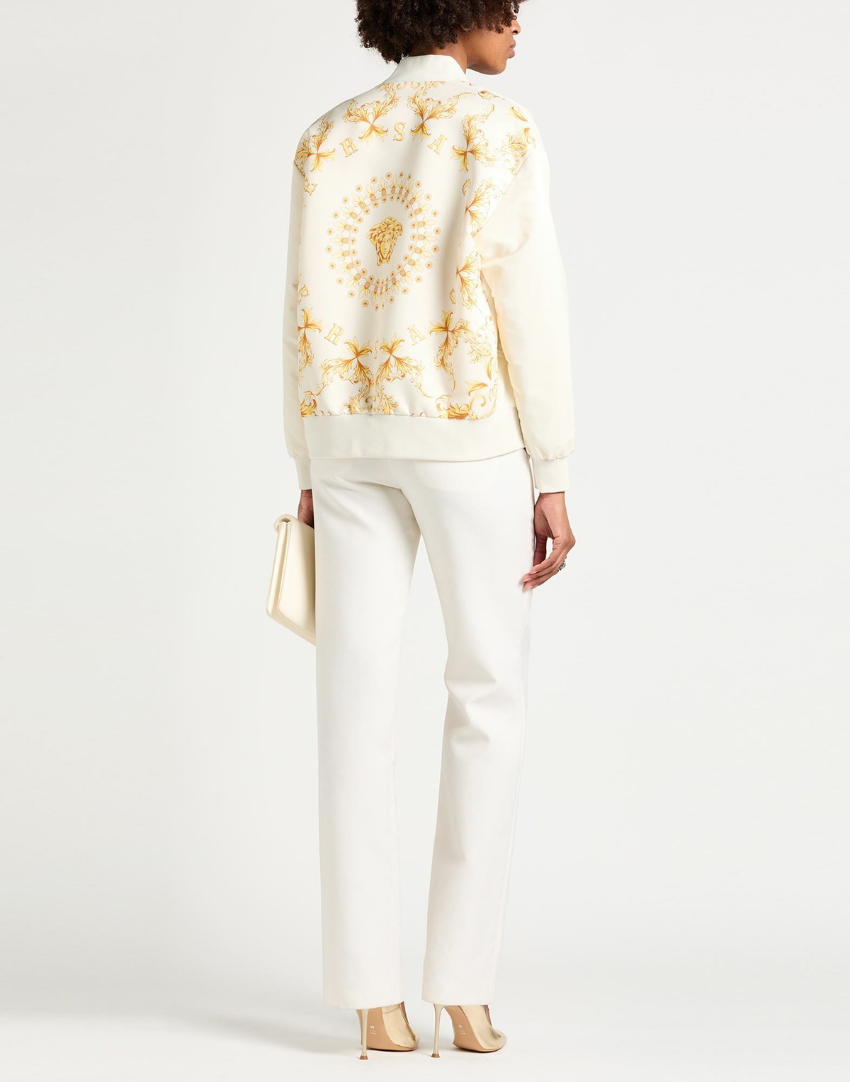 Versace Womens Jacket Cream