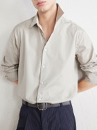 Paul Smith - Cotton-Poplin Shirt - Gray