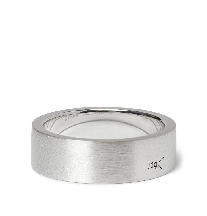 Photo: Le Gramme - 7mm Brushed Sterling Silver Ring - Men - Silver