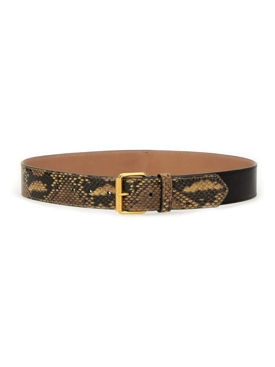 driesvannoten botanical pattern belt 美品 Studded leather belt - Spring-Summer Women | Dries Van Noten