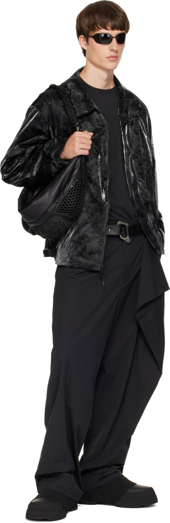 Innerraum Black Object HM7 Crossbody Bag