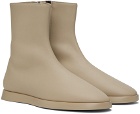 Fear of God Taupe High Mule Boots