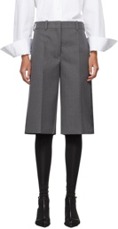 Jil Sander Gray Layered Shorts