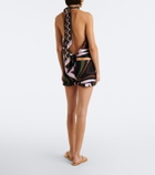 Pucci Marmo ruffled jersey shorts