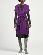 Manila Grace Womens Cardigan in Purple