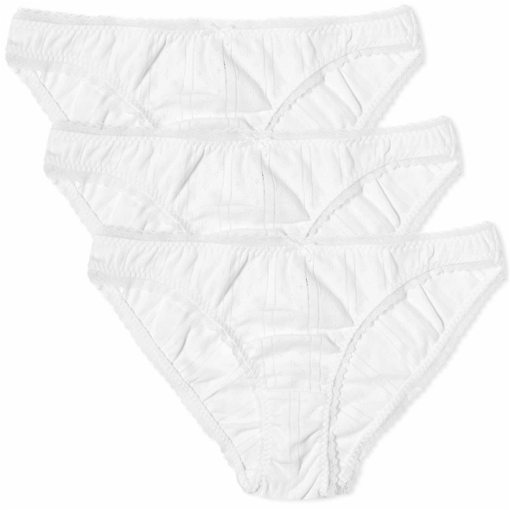 Photo: Cou Cou Women's The Low Rise: 3 Pack in White