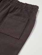 Museum Of Peace & Quiet - Varsity Straight-Leg Logo-Print Cotton-Jersey Sweatpants - Brown