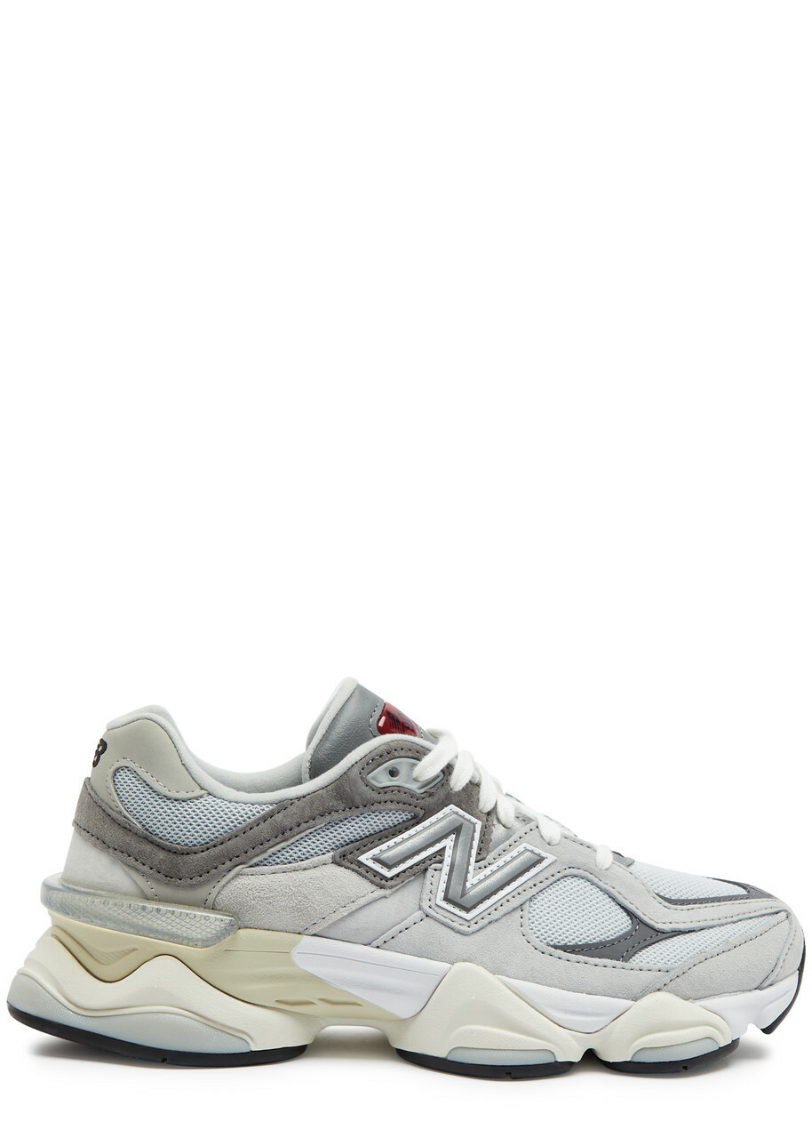 New Balance 9060 Panelled Mesh Sneakers Grey New Balance