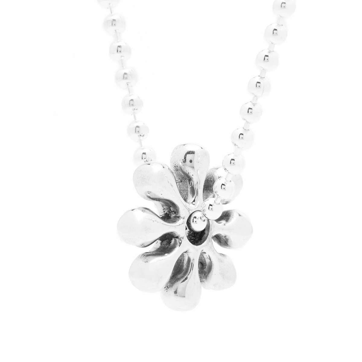Maple Men's Orbit Pendant Chain in Silver 