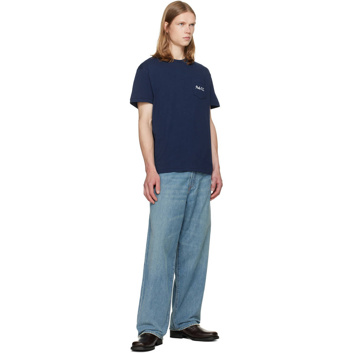 Polo Ralph Lauren Navy Classic Fit Polo Bear Jersey T-shirt