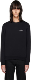A.P.C. Black Crewneck Sweatshirt