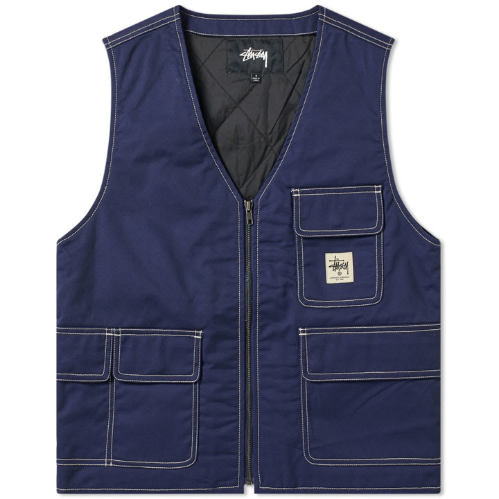 Photo: Stussy Poly Cotton Work Vest