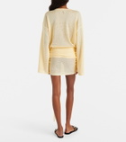 The Attico Open-knit minidress