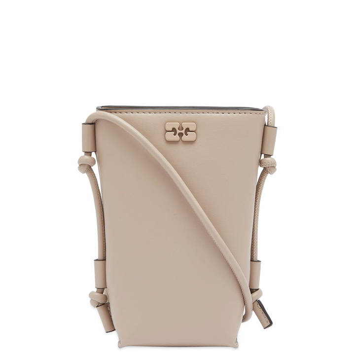 Photo: GANNI Women's Bou Crossbody Bag in Oyster Gray 