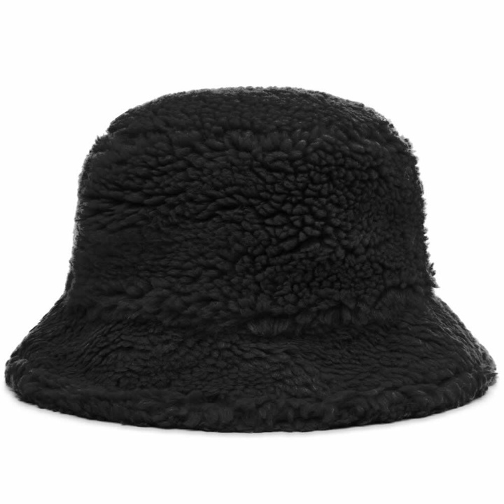 Photo: Stand Studio Women's Wera Faux Teddy Bucket Hat in Black
