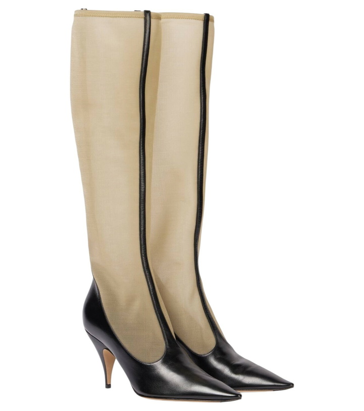 THE ROW ZIPPED 遊ばせ BOOT NYLON CANVAS 38
