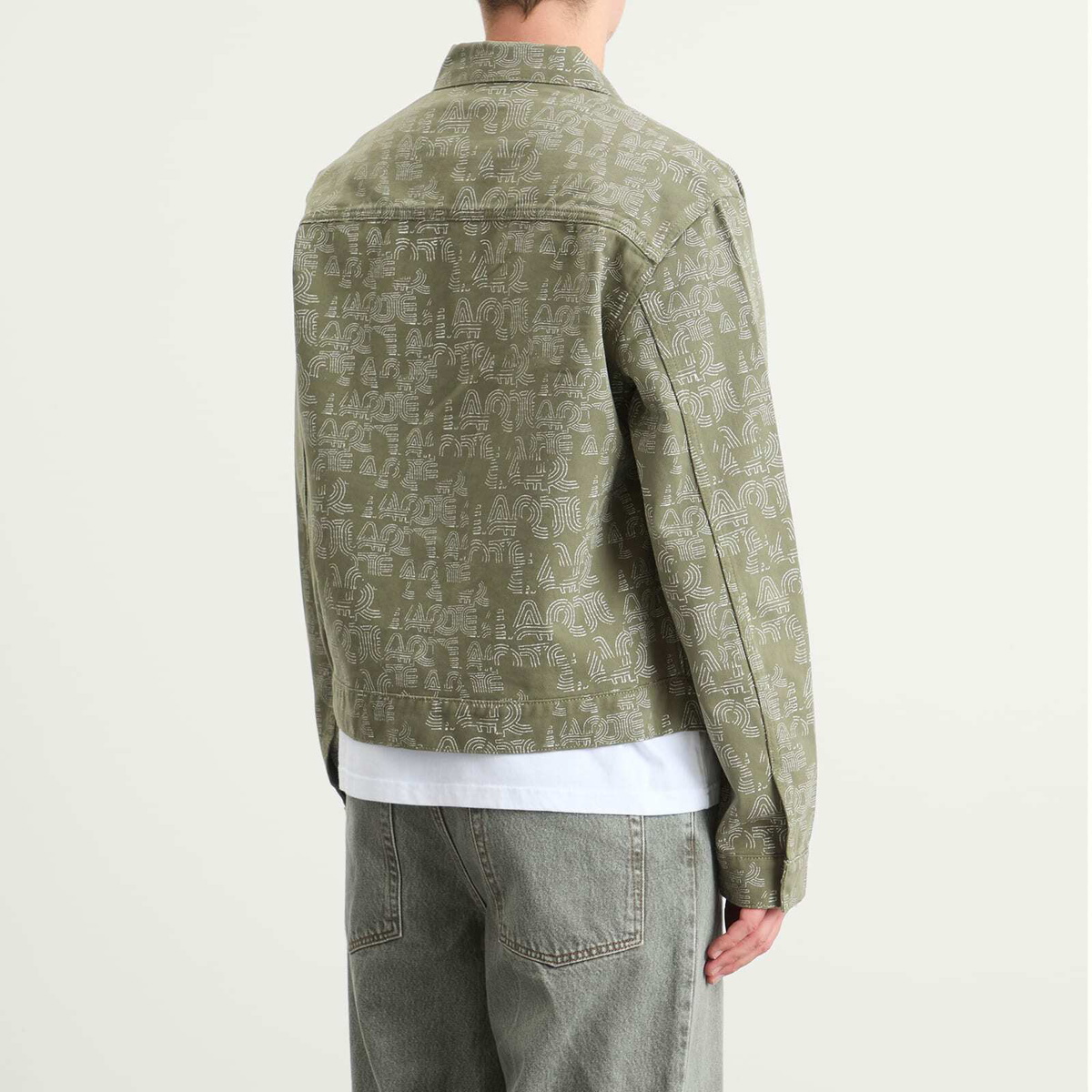 Arte Men's Allover Jacket in Green