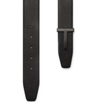 TOM FORD - 4cm Full-Grain Leather Belt - Black