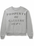 Gallery Dept. - Printed Cotton-Jersey Sweatshirt - Gray