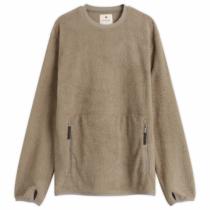 Photo: Snow Peak Men's Thermo Control Pullover in Grey