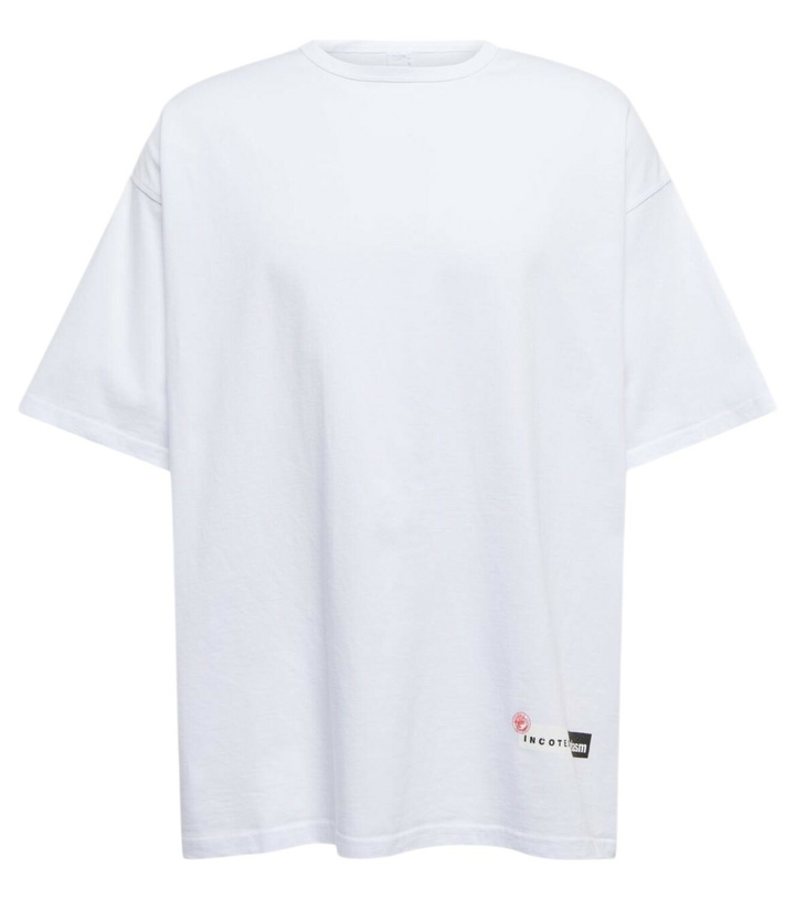 Photo: Incotex x Facetasm Logo cotton jersey T-shirt