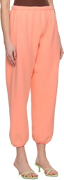 Alexander Wang Orange Relaxed-Fit Lounge Pants