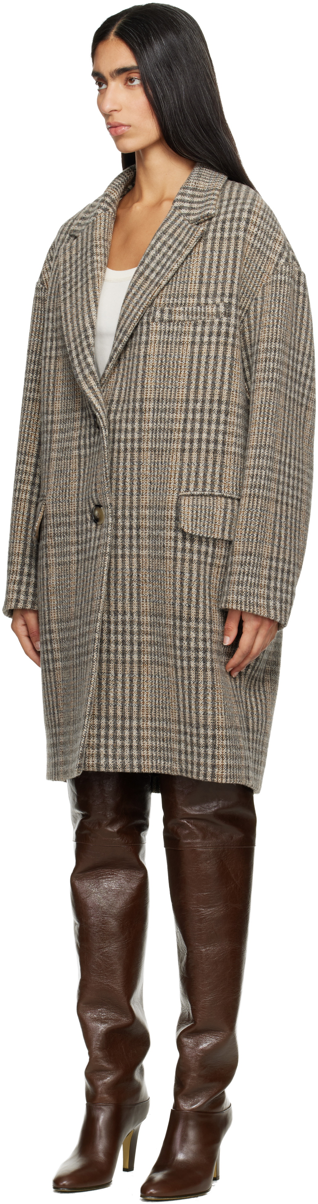 Isabel Marant Etoile Brown Limiza Coat