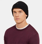 Paul Smith - Ribbed Cashmere and Wool-Blend Beanie - Black