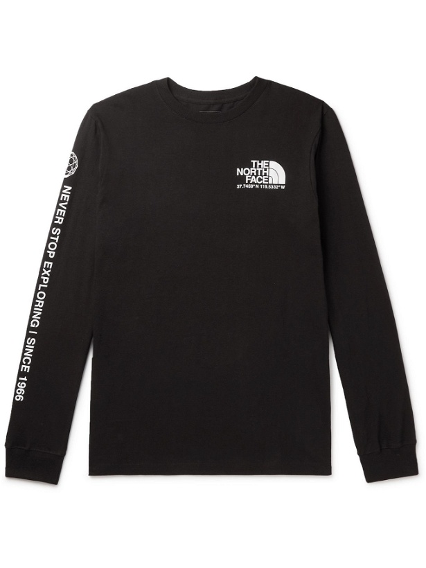 Photo: THE NORTH FACE - Logo-Print Cotton-Jersey T-Shirt - Black