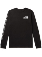 THE NORTH FACE - Logo-Print Cotton-Jersey T-Shirt - Black