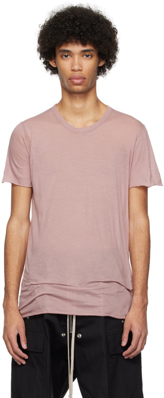 Photo: Rick Owens Pink Basic T-Shirt