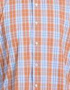 Isaia Mens Shirt in Rust