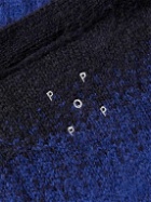 Pop Trading Company - Striped Cotton Cardigan - Blue