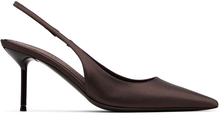 Photo: Paris Texas Brown Lidia Slingback 70 Heels