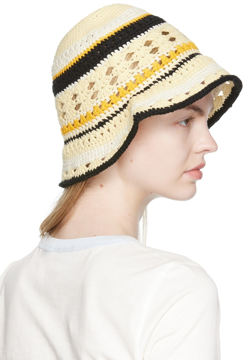 GANNI Multicolor Crochet Bucket Hat GANNI