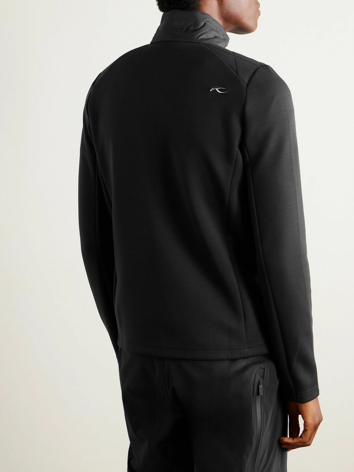 Kjus - Formula Quilted Shell-Trimmed Tech-Jersey Jacket - Black