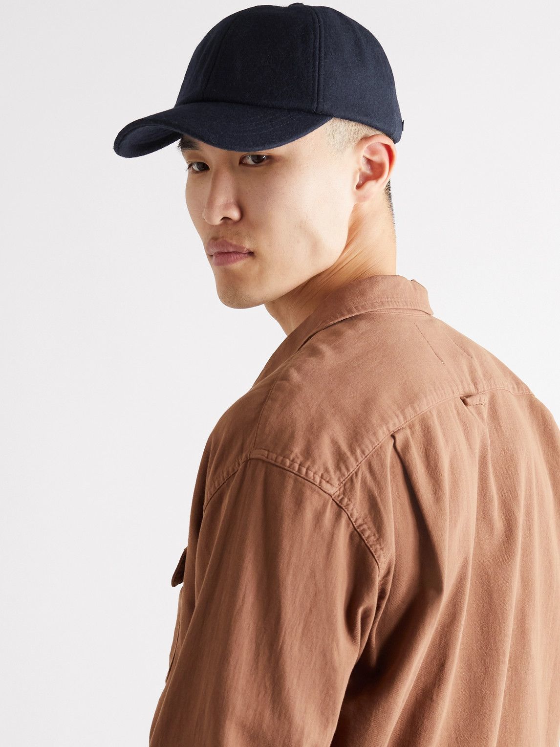 NN07 - Wool-Blend Flannel Baseball Cap NN07